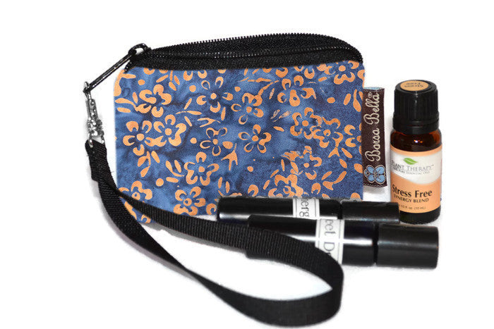 Pixy Roo Bags - Blue Batik