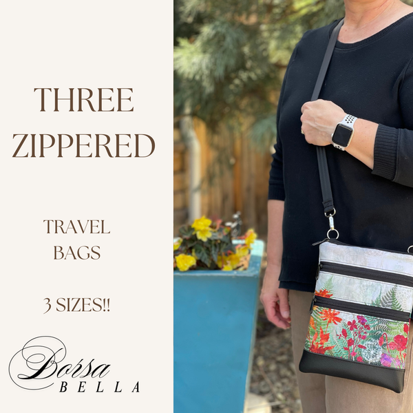3 Zippered Bags and Tablet Bags