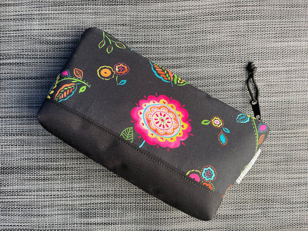 Side Kick Gusseted Zippered Pouch Night Shade Fabric