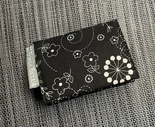 Card Holder RFID Protected - Black and White