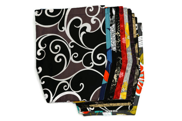 Convertible Backpack Flaps - Black Beauty Fabric