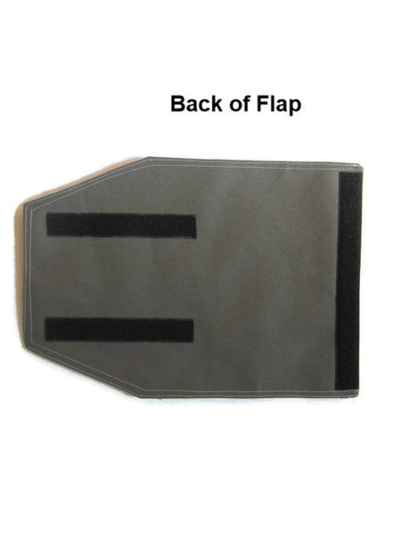 Convertible Backpack Flaps -   Purple Haze Fabric