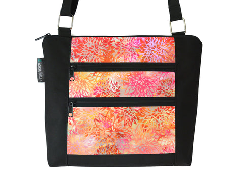 New Design - The Ariel - Dahlia with Black Sides and Back