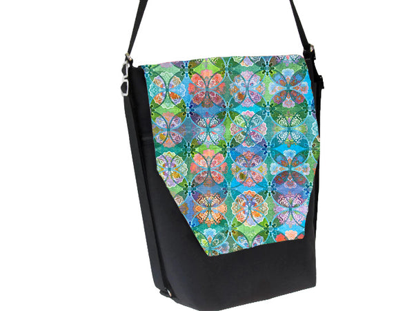 Convertible Backpack Bag -  Pastel Perfect Fabric