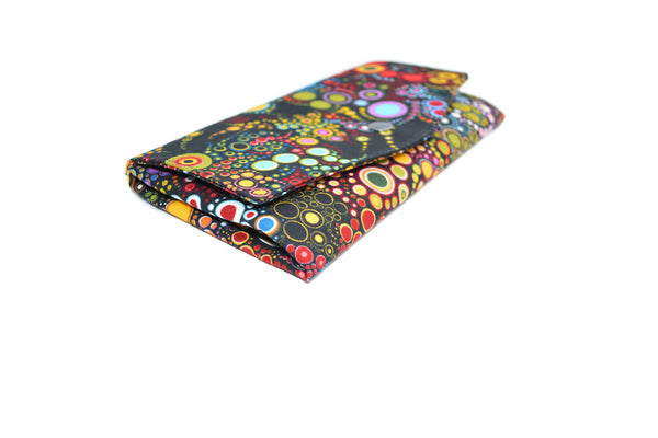 Wallet - Slim Large Wallet - Light Weight - Happy Fabric