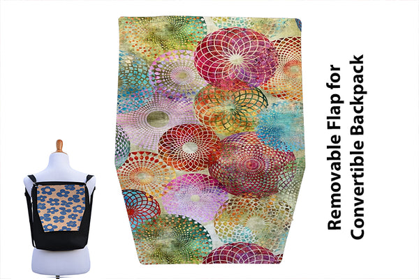 Convertible Backpack Flaps -   Halcyon Fabric
