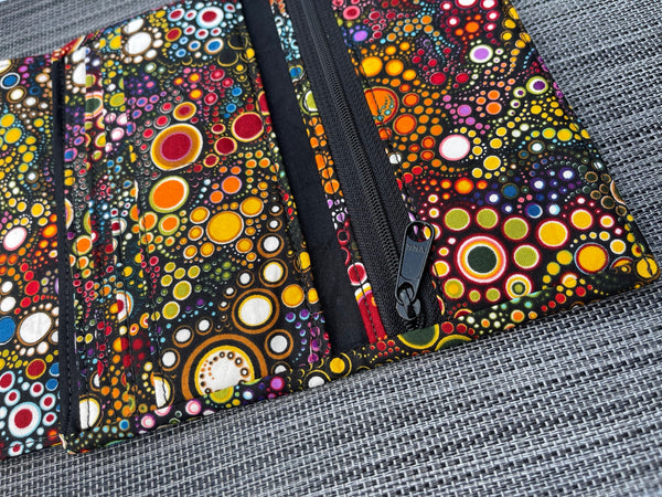 Wallet - Slim Large Wallet - Light Weight - Happy Fabric