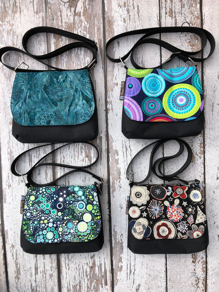 Itsy Bitsy/Bigger Bitsy Messenger Purse - FernTastic Fabric