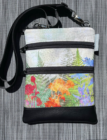 Travel Bags Crossbody Purse - Cross Body - Faux Leather - Tablet Purse -  FernTastic Fabric