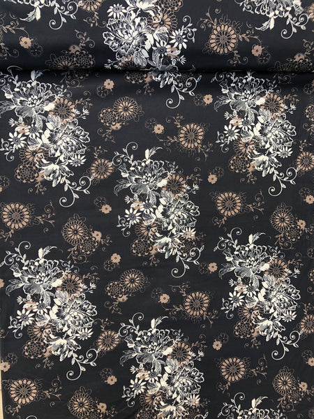 Convertible Backpack Bag -  Black Beauty Fabric