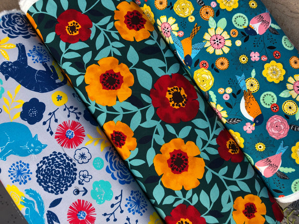 Convertible Backpack Bag -  Daisy Kitty Fabric