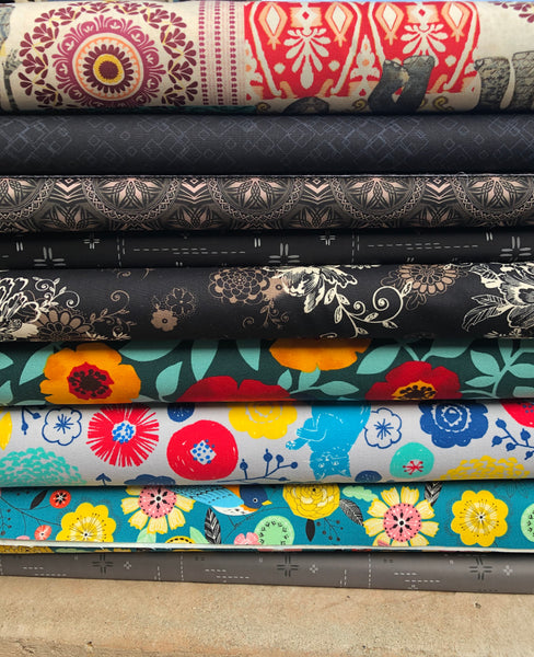 Convertible Backpack Flaps - Black Beauty Fabric