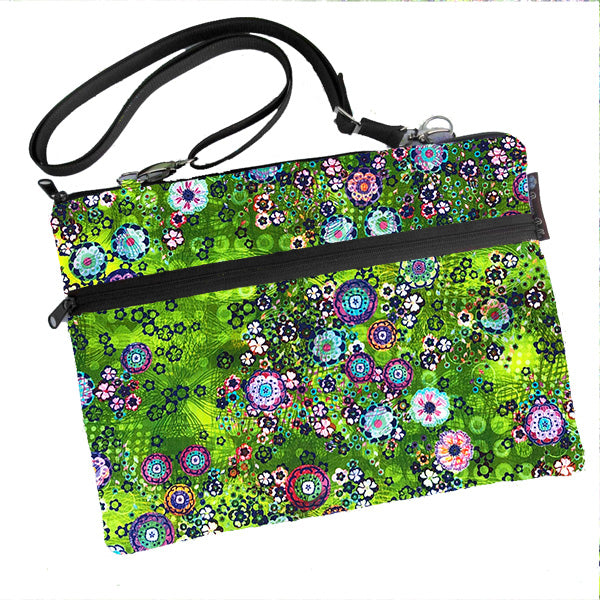 Laptop Bags - Shoulder or Cross Body - Adjustable Nylon Straps - Verde Fabric