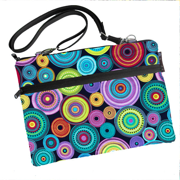Laptop Bags - Shoulder or Cross Body - Adjustable Nylon Straps - Norther Lights Fabric