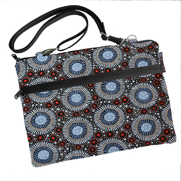 Laptop Bags - Shoulder or Cross Body - Adjustable Nylon Straps - Sand Dollar Fabric