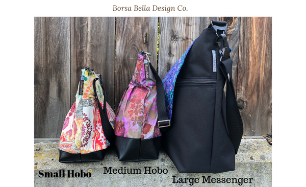 Large Messenger Bag - Cattitude Fabric
